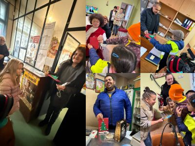 Днес децата от база Ряховците подариха картички за предстоящите светли празници 1