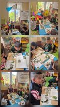 BG05SFPR001-1.004 - 0084 "Споделени ценности за успешно бъдеще" Дейност 1.Клуб,,Билкарство " Тема:,,Правилни условия за сушене на билките"-вятър и слънце.Беседа.Разглеждане на книга за билките от ,,Баба Билкарка" - ДГ Мечо Пух - Петко Славейков